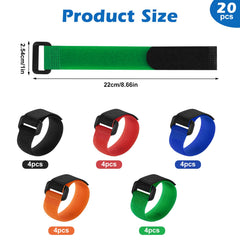 Close-up of non-slip nylon fishing rod strap