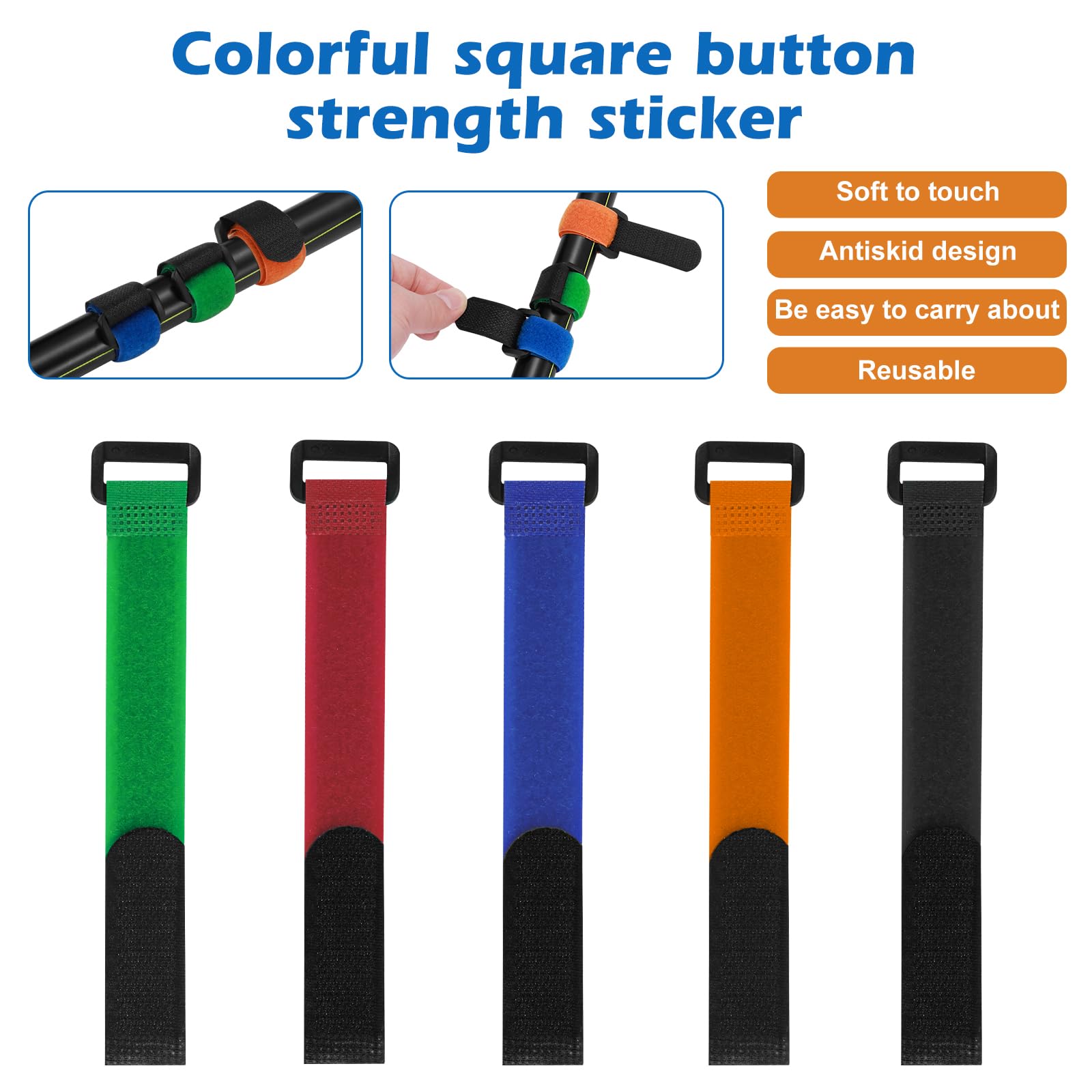 One-click install belt for fishing rods