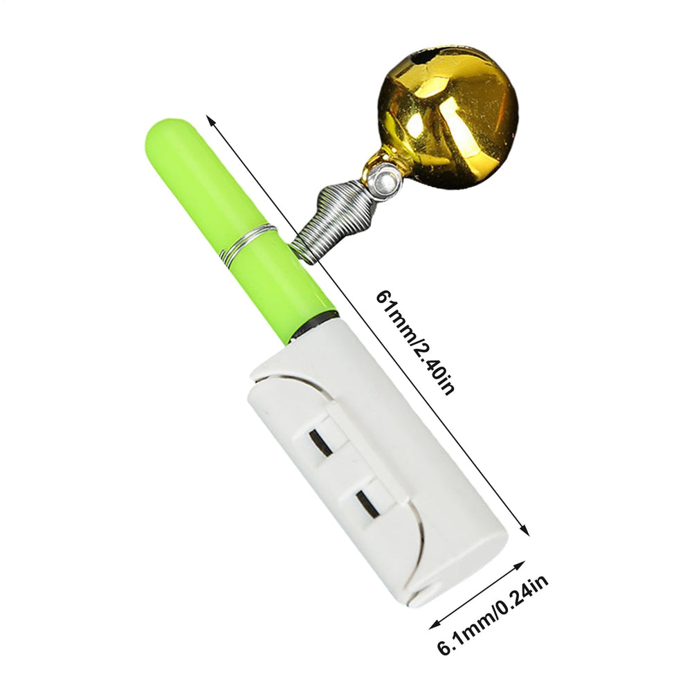 Fishing Rod Tip Light battery-powered, easy to replace and activate.