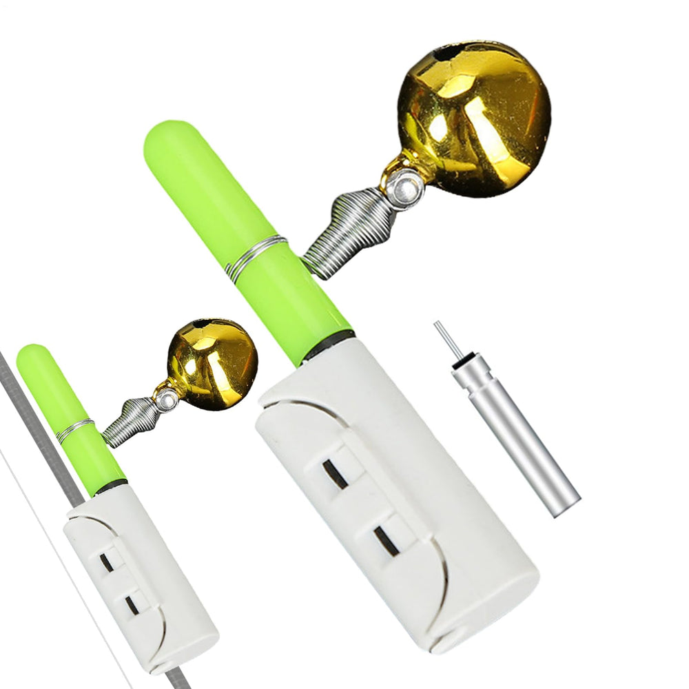 Fishing Rod Tip Light bright glow helps manage casts at lake.