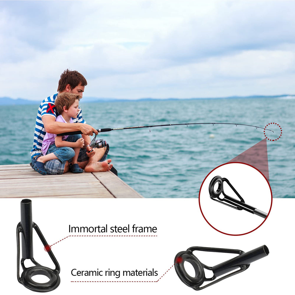 201 stainless steel and ceramic construction of rod tips