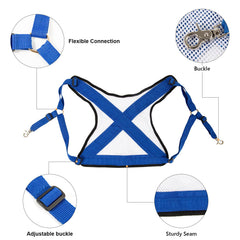 Backrest with ventilation mesh for moisture distribution