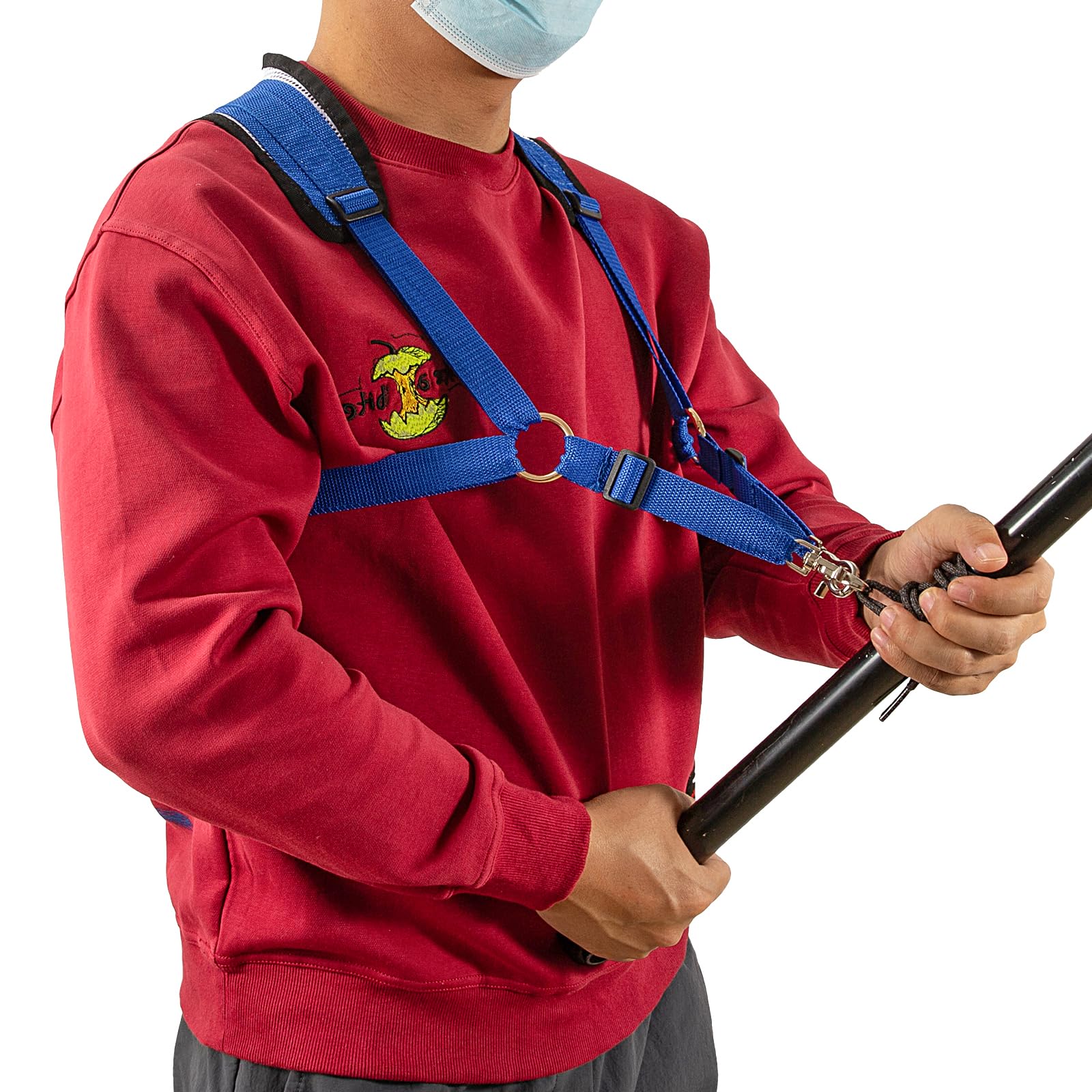 Breathable, easy-to-wear sea fishing vest with load distribution