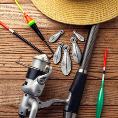 High-density lead sinkers for rapid sinking and stable bait position