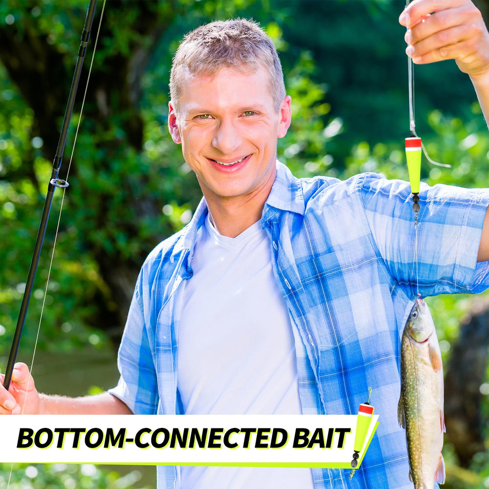 Slip floats suitable for freshwater and saltwater fishing