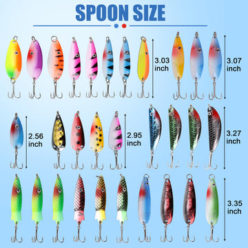Spoons arranged to show mirrored finishes and colors