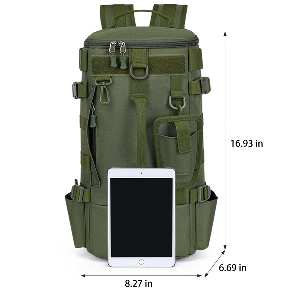 MOLLE attachment points on tackle bag for extra gear