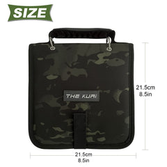 Inside view with 12 removable transparent sealing bags (7x7 inches)