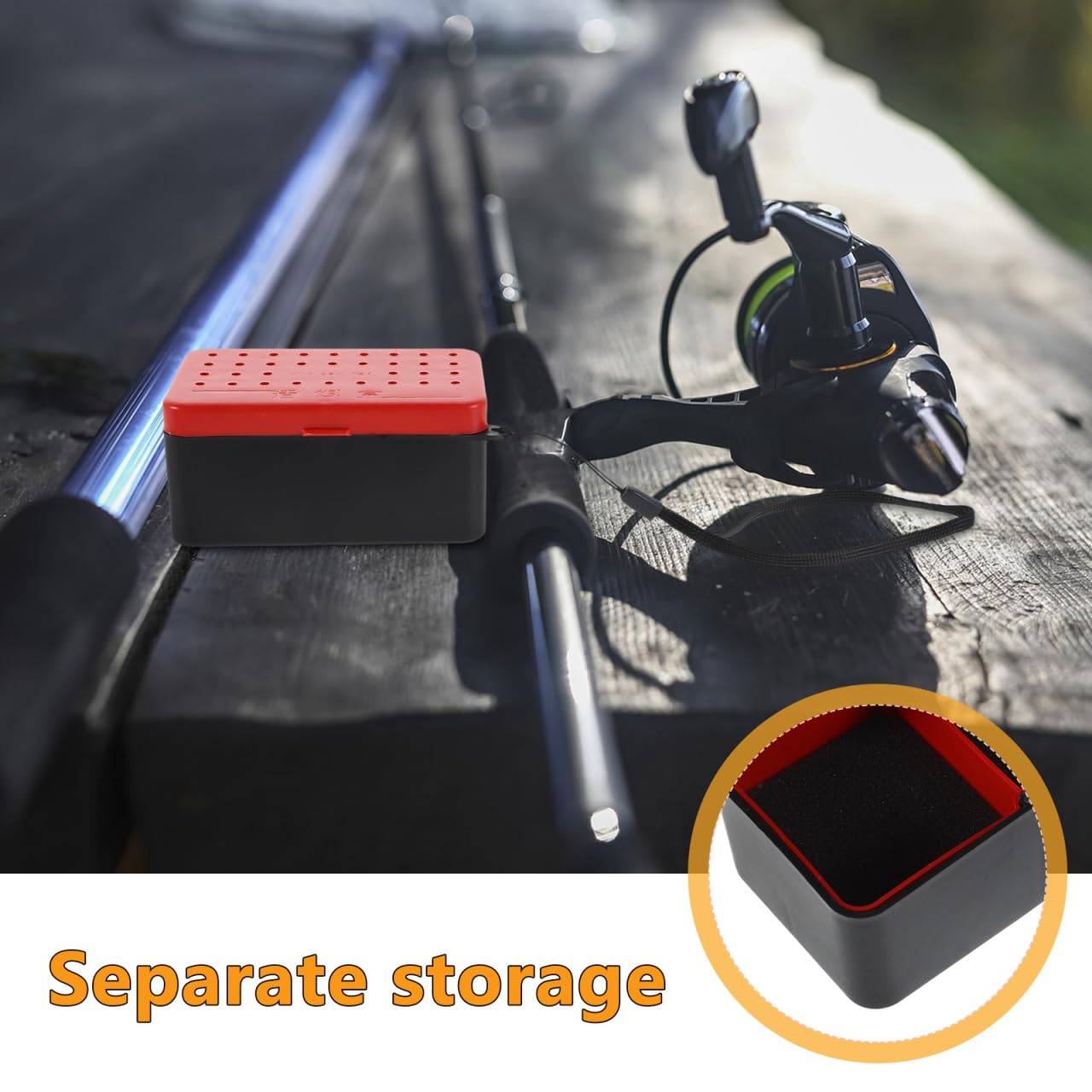 Versatile bait storage for freshwater and saltwater fishing