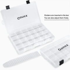 3-pack translucent tackle boxes with 3700 trays
