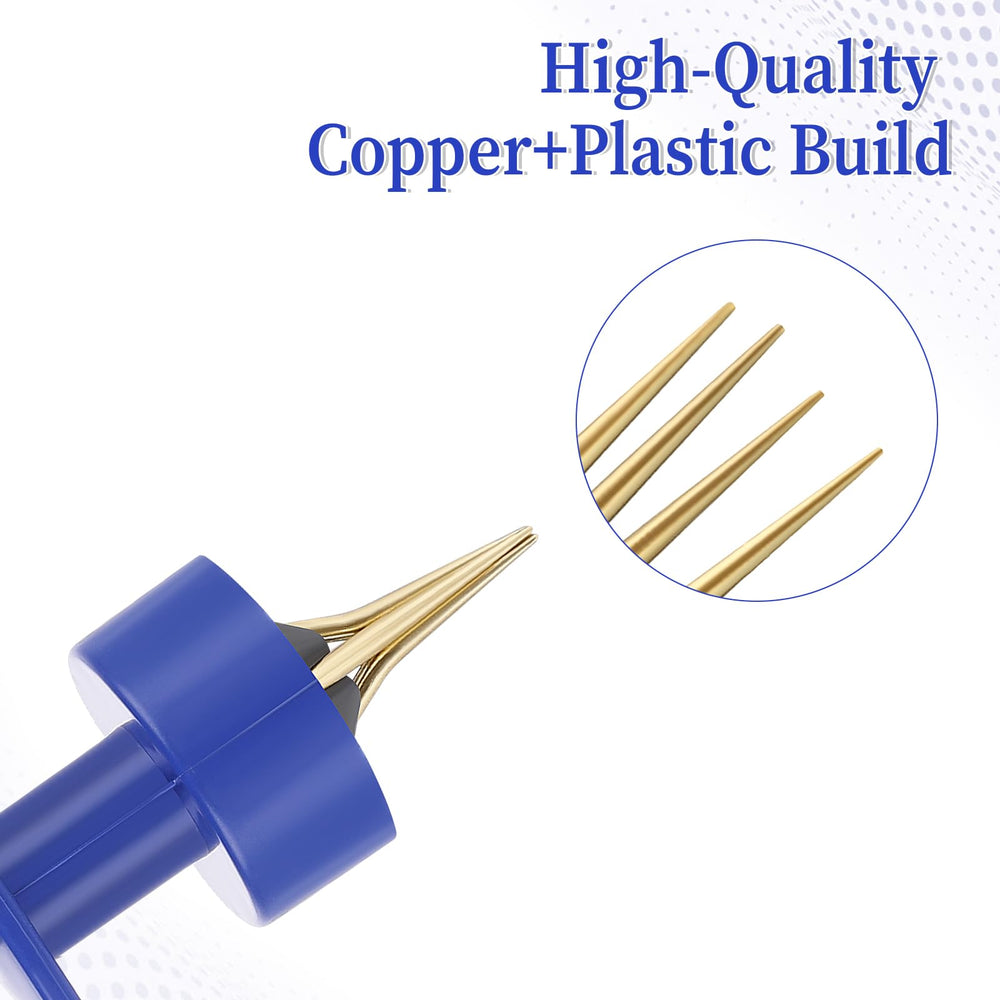 Usage-ready pellet bander tool with clips