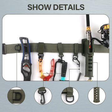 Integrated water bottle ring holder on belt for on-the-go hydration