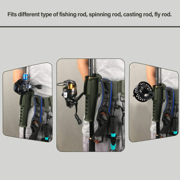Durable nylon webbing and sturdy heavy-duty buckle on wading belt