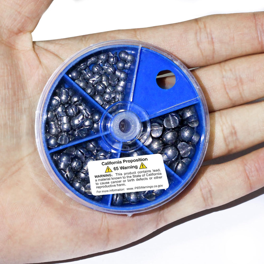 0.8g fishing sinkers – 30 pieces