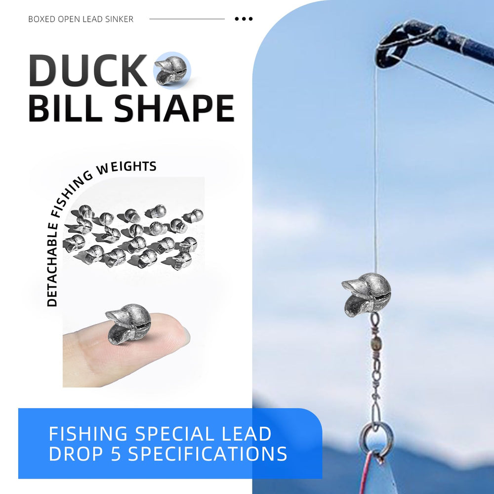 1.5g fishing sinkers – 20 pieces