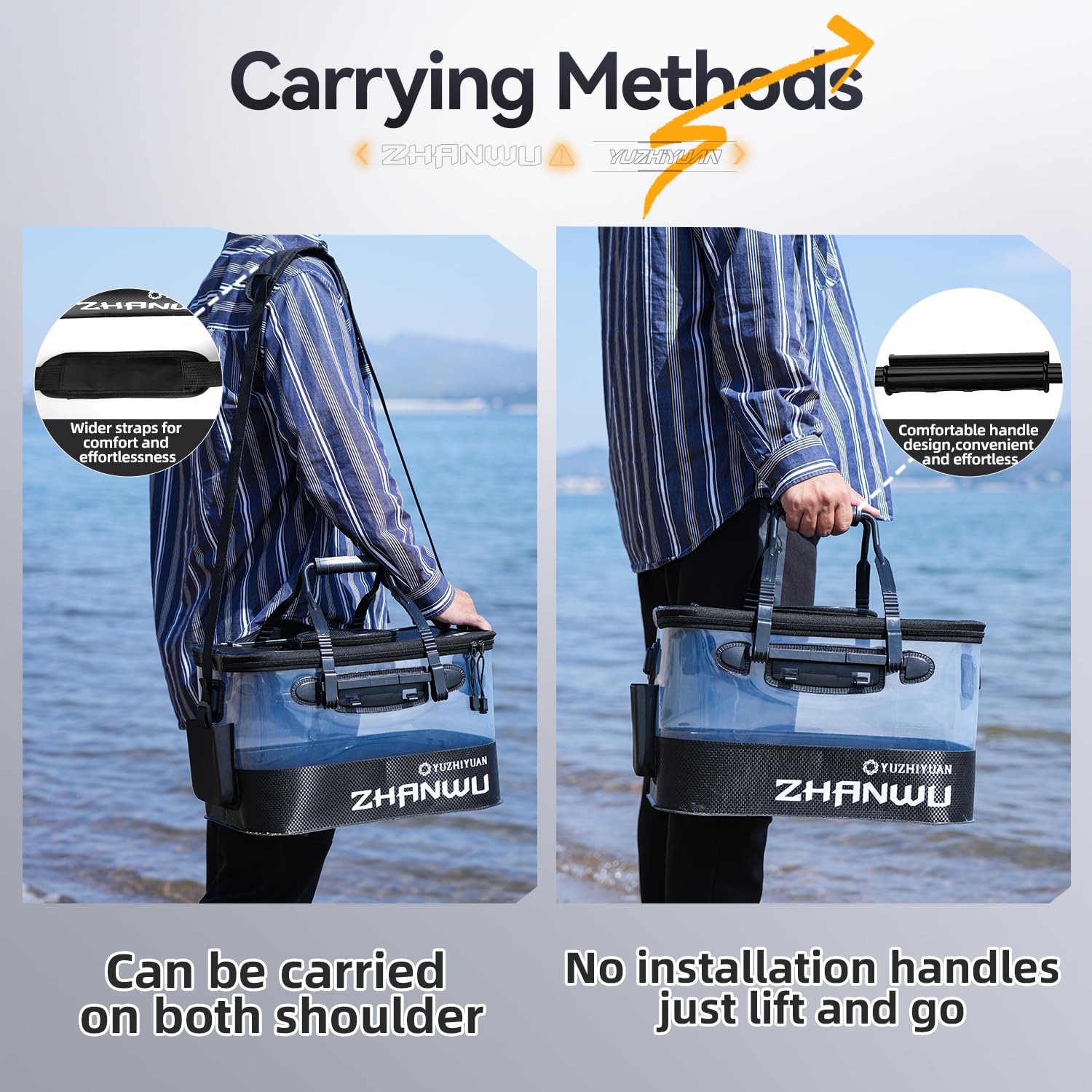 Compact folded storage for travel