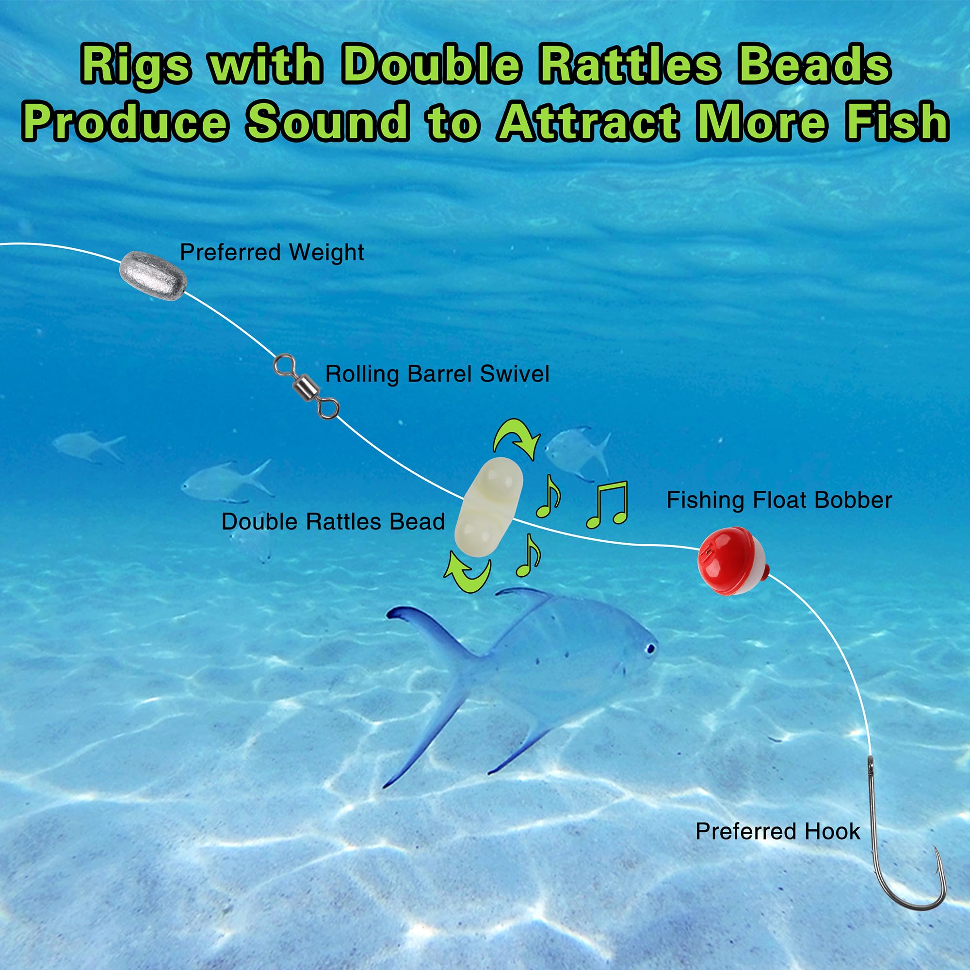 Durable ABS material used for rattle beads