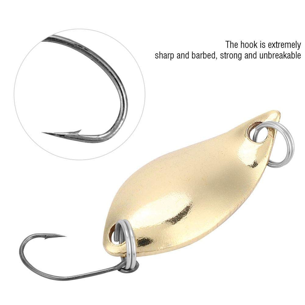 10-piece fishing lures kit on display