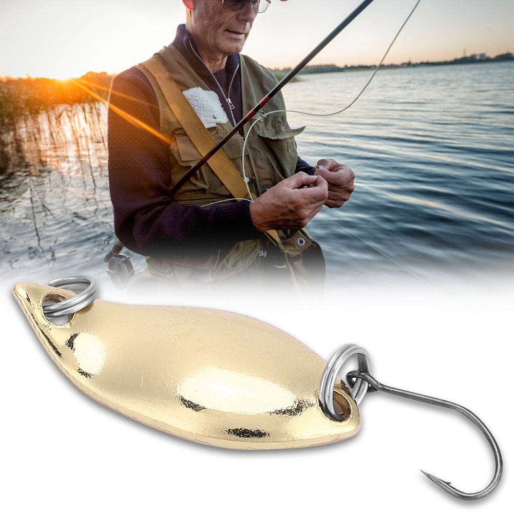 Lure blinking in water to attract fish