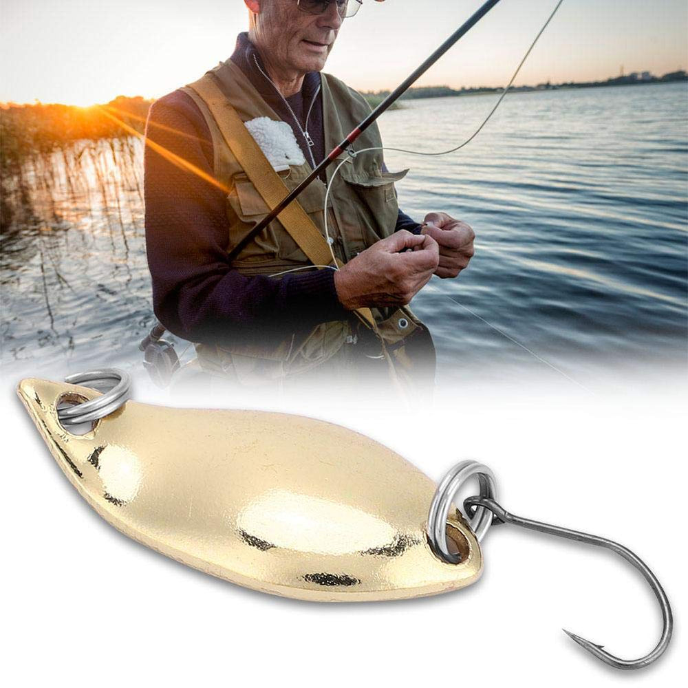 Lure blinking in water to attract fish