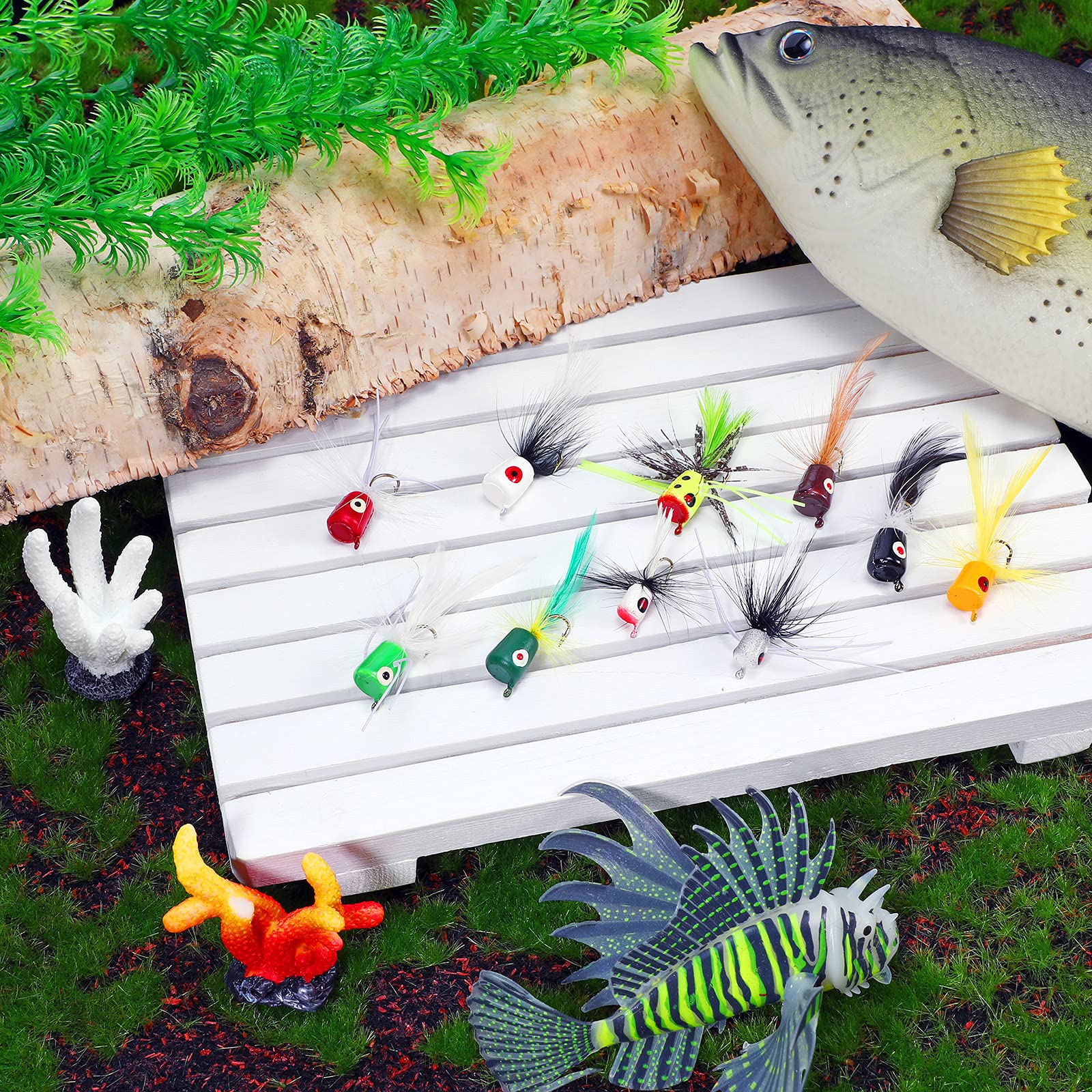 Lures in sizes 8 and 10 for versatile use