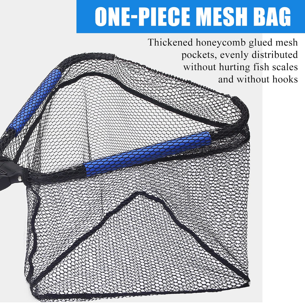 Reinforced mesh pocket and anti-slip frame close-up