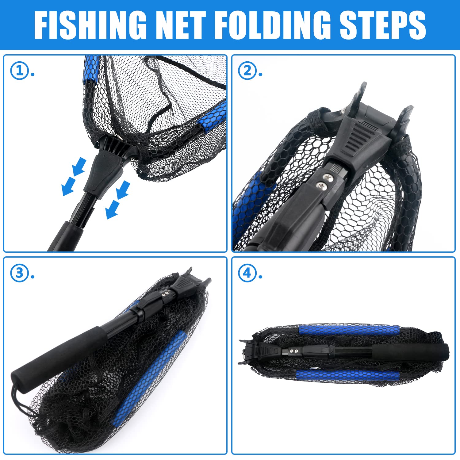 One-click folding mechanism for compact storage