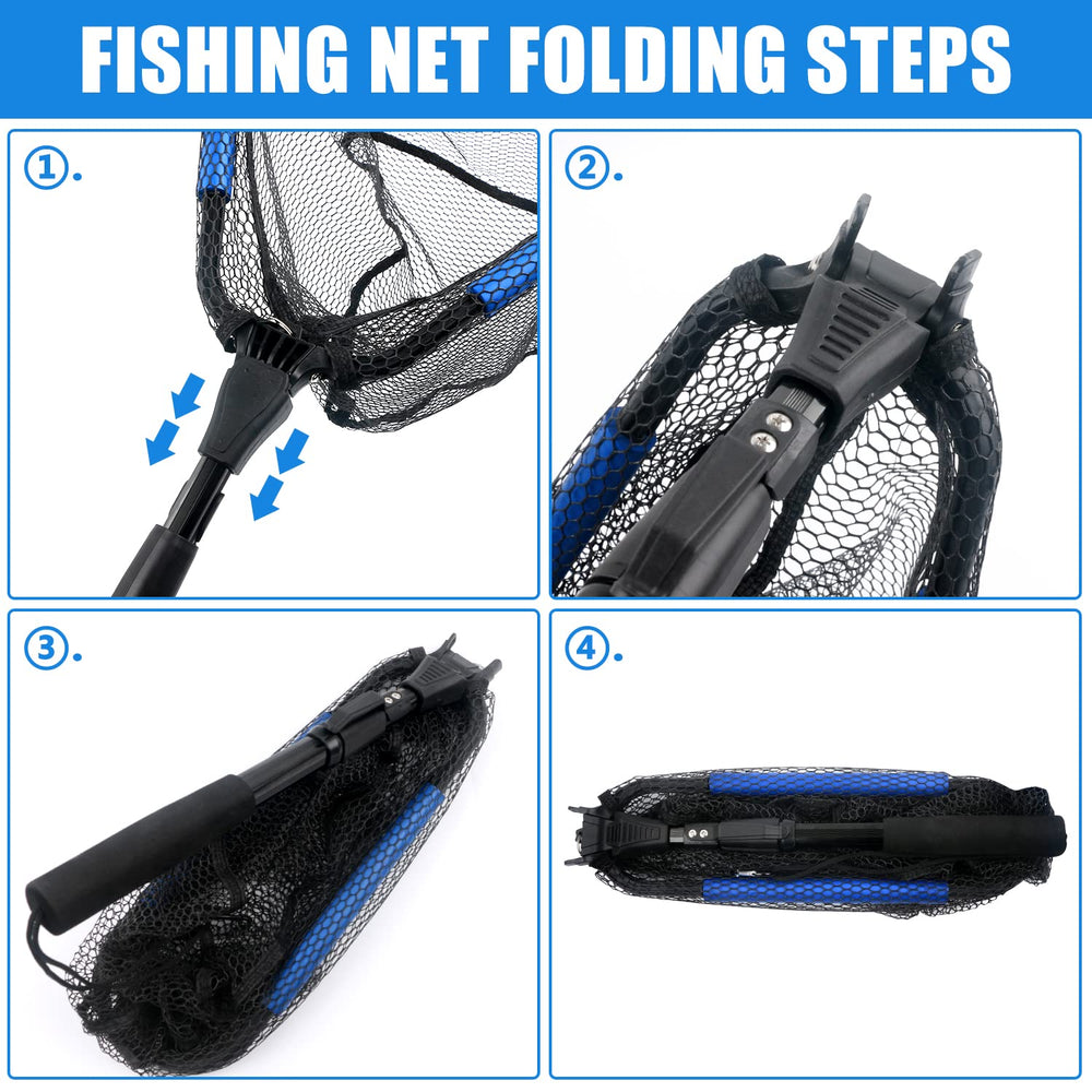 One-click folding mechanism for compact storage