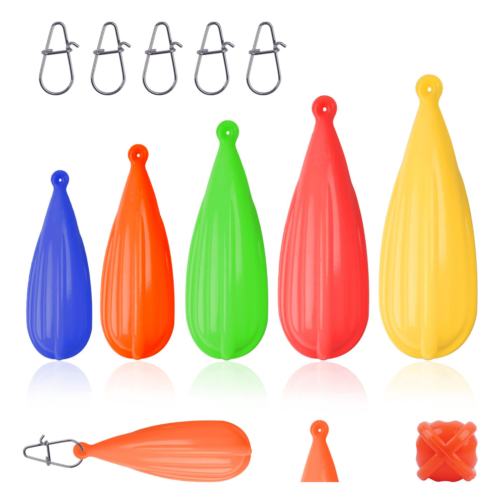 Silicone fishing practice plug with stainless steel ring