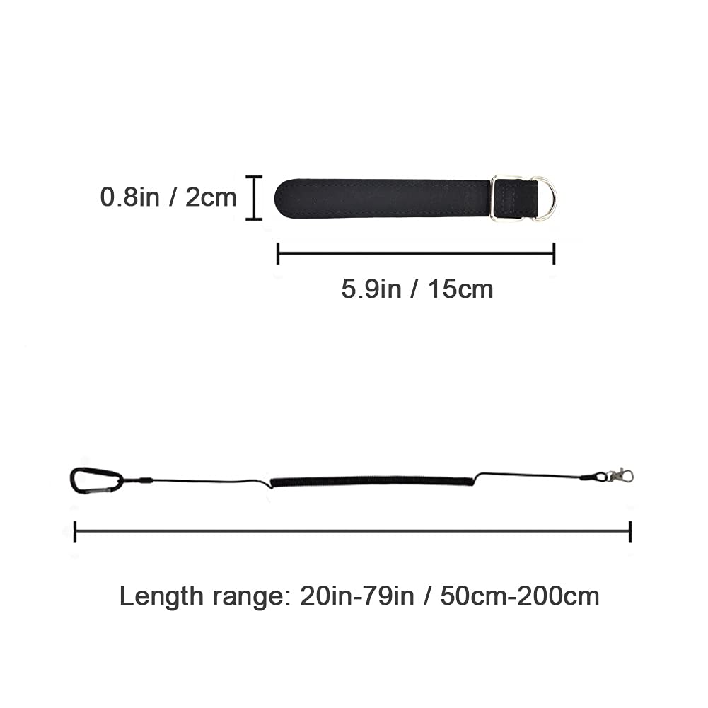 Fishing rod straps securing a rod grip