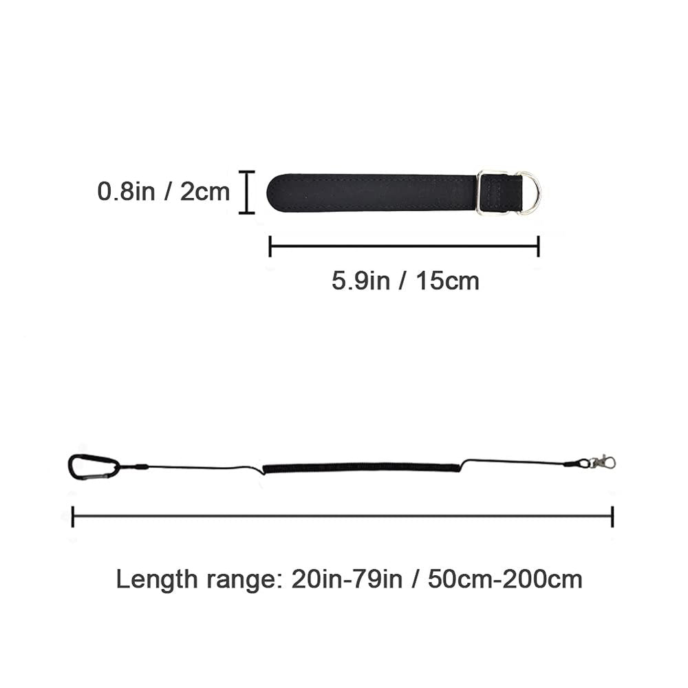 Fishing rod straps securing a rod grip