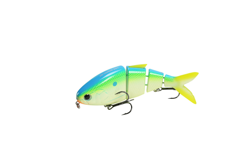 FishLab BBZ Bio-Shad Gizzard slow-sink 6-inch Citrus Shad swimbait delivering lifelike action for trophy bass