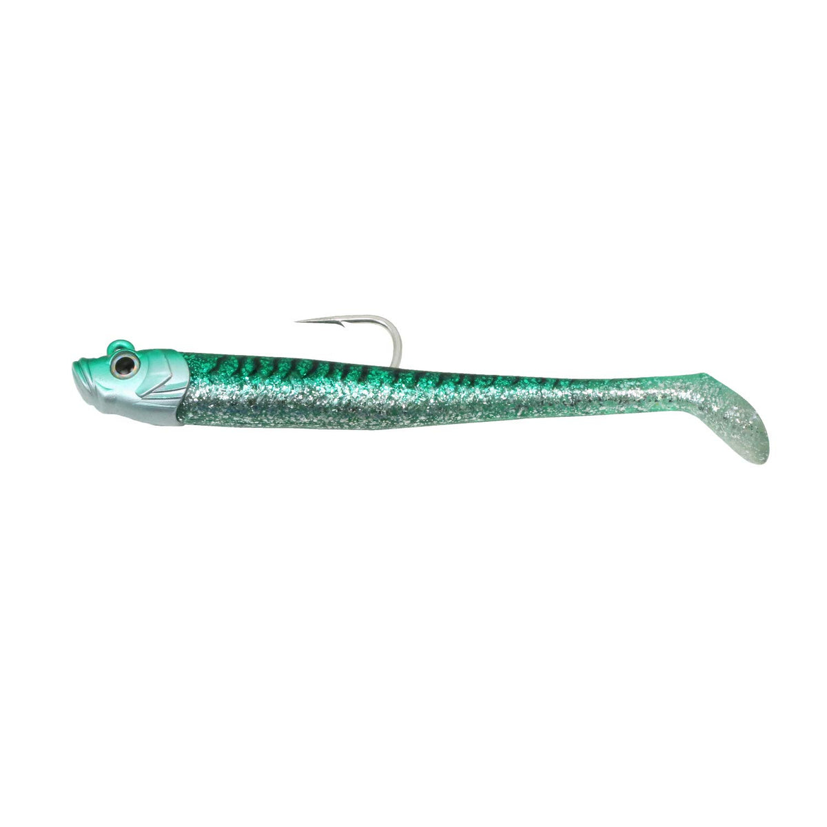FishLab Mad Eel swimbait in green mackerel finish for lifelike action in coastal jigging