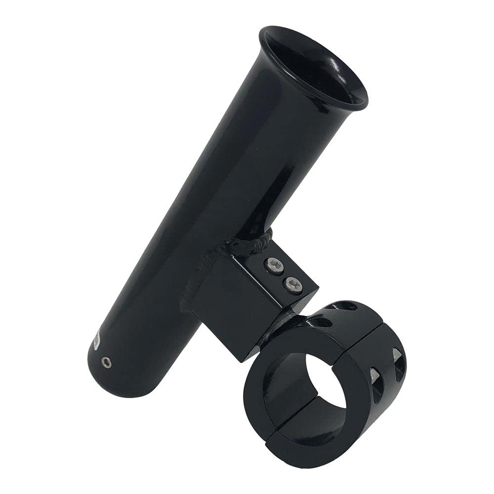 Fishmaster rod holder gimbal pin design reduces rattling during waves