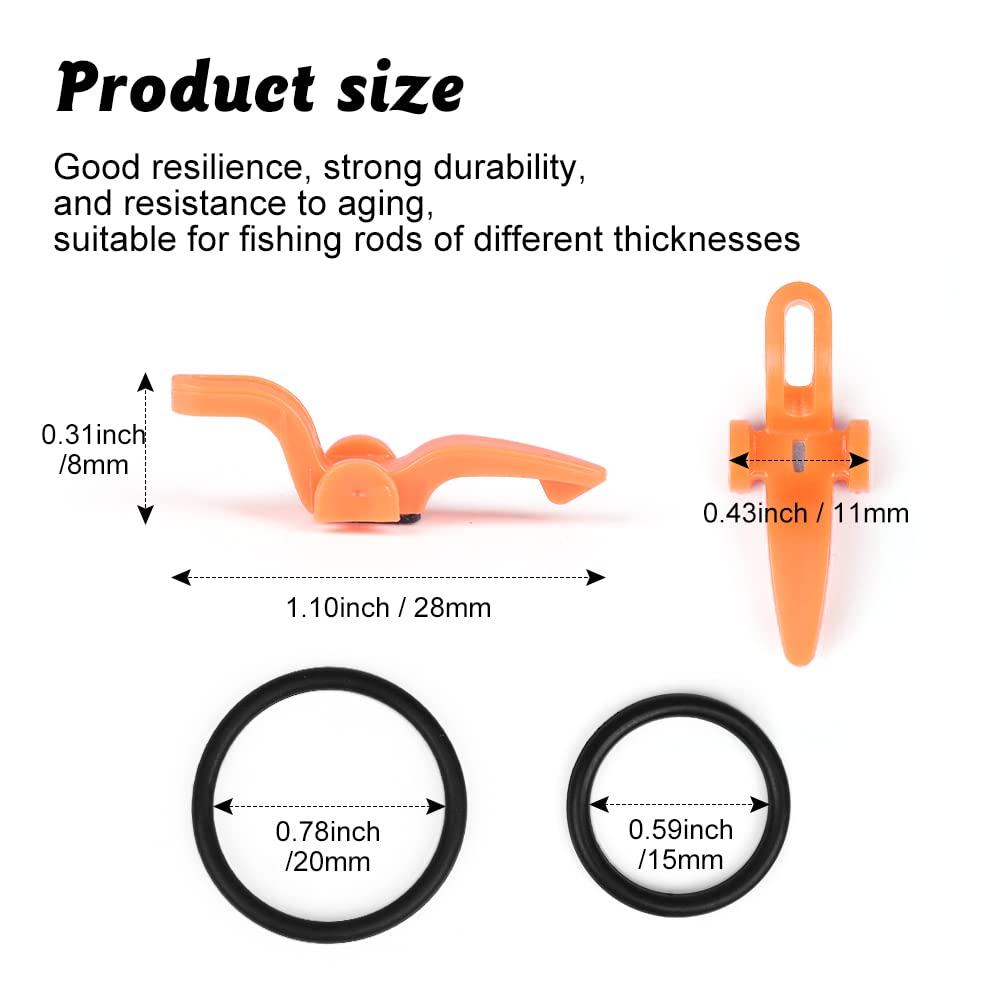 FISHNU MagHold yellow mini magnetic fishing hook keeper