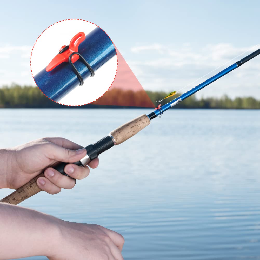 FISHNU MagHold orange mini magnetic fishing hook keeper