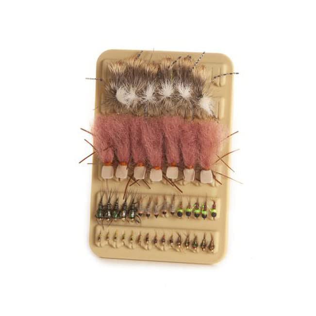 Fishpond 3X5 Tacky Mat in pack setup for organized fly storage on the go.