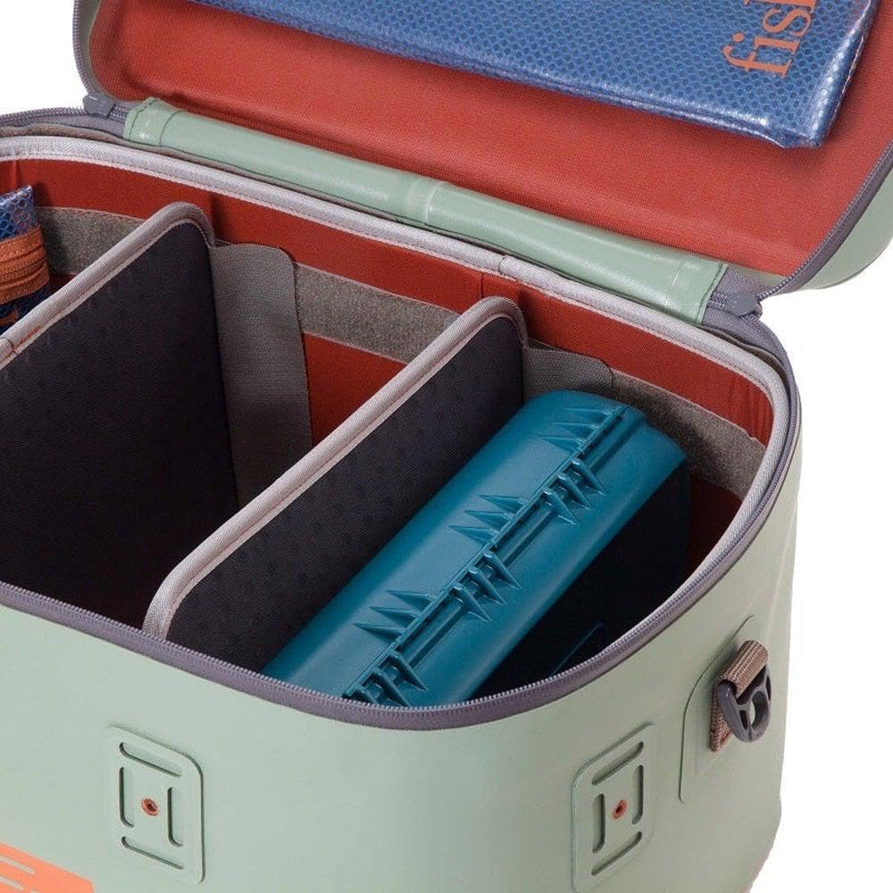 Fishpond Cutbank Gear Bag showing welded construction for rugged river use.