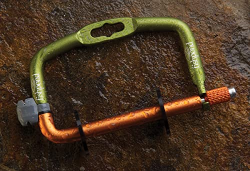 Built-in razor blade line cutter on Headgate tippet holder