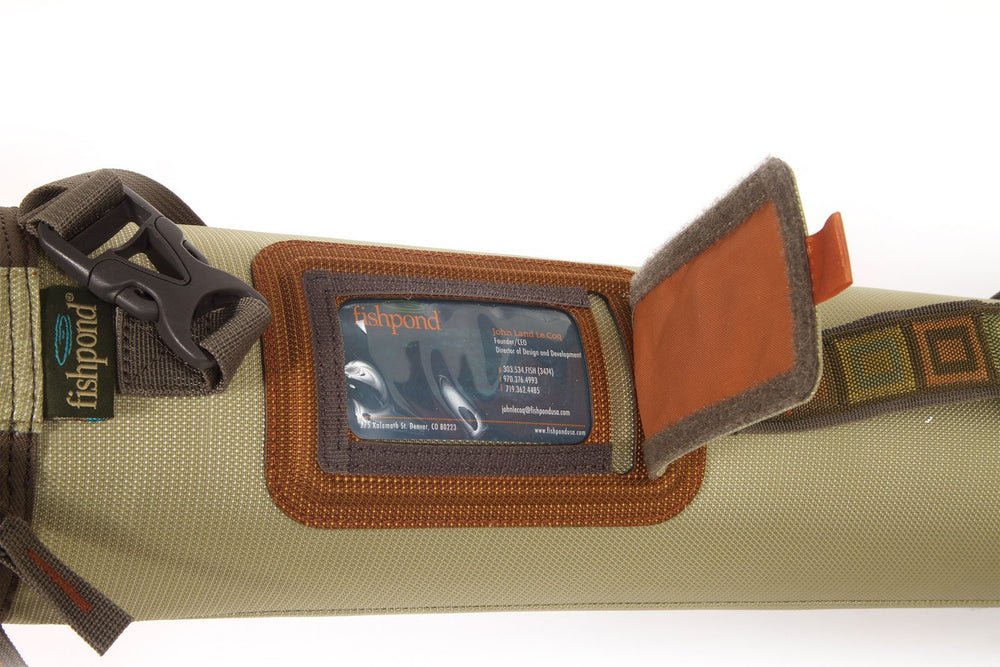 Interior with padded dividers and rod sleeves
