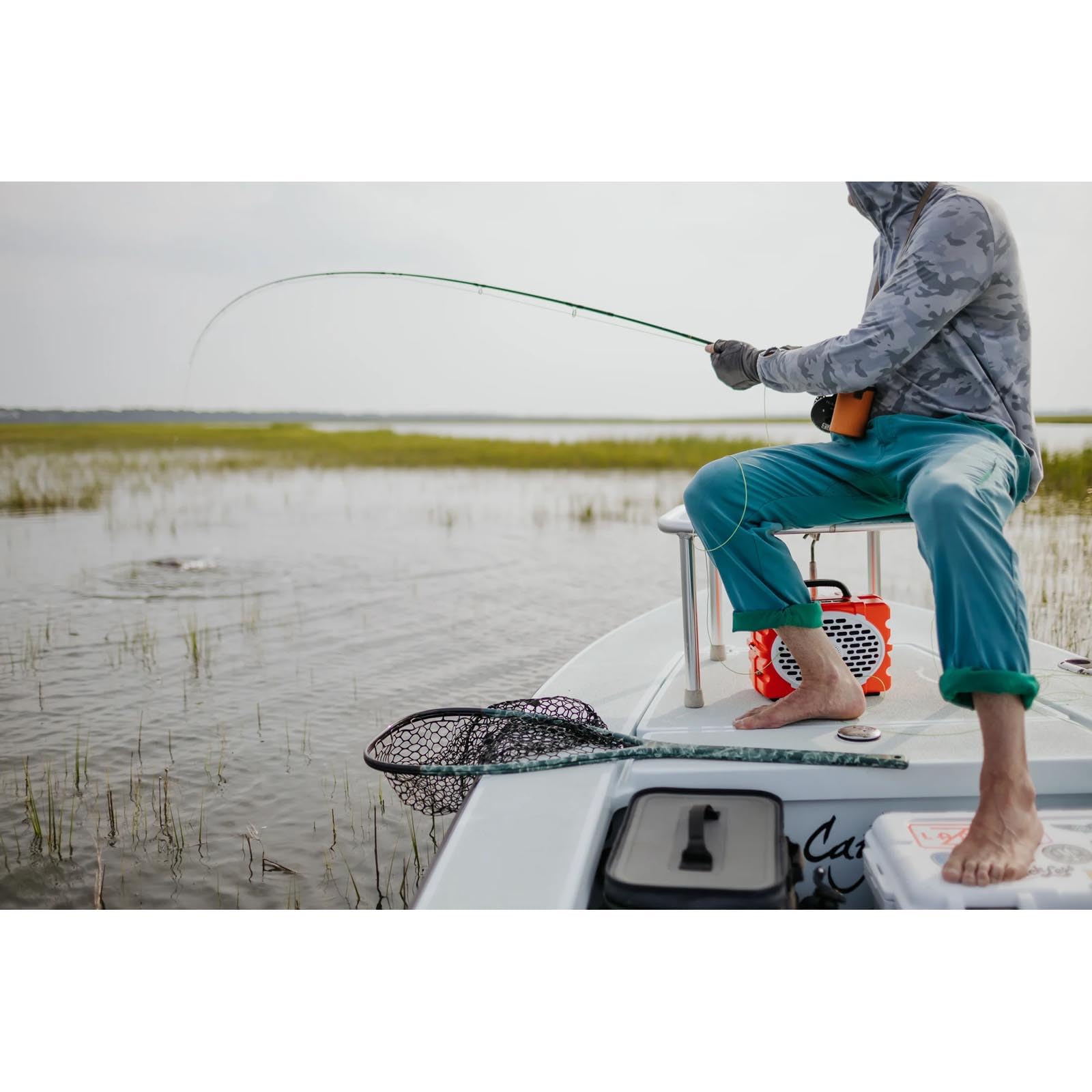 Fishpond Nomad El Jefe net rubber bag ready to protect delicate fish.