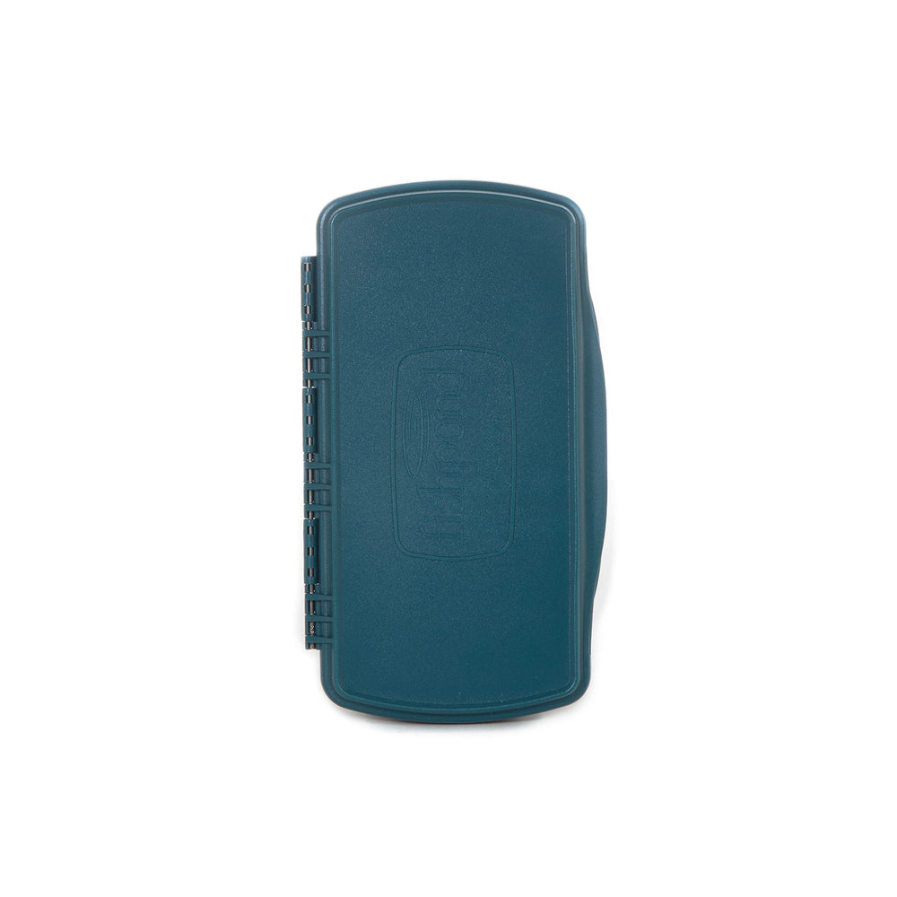 fishpond Pescador Baja Blue gasket closeup shows latchless waterproof closure