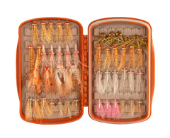 Durable waterproof seal and latchless closure on the small box