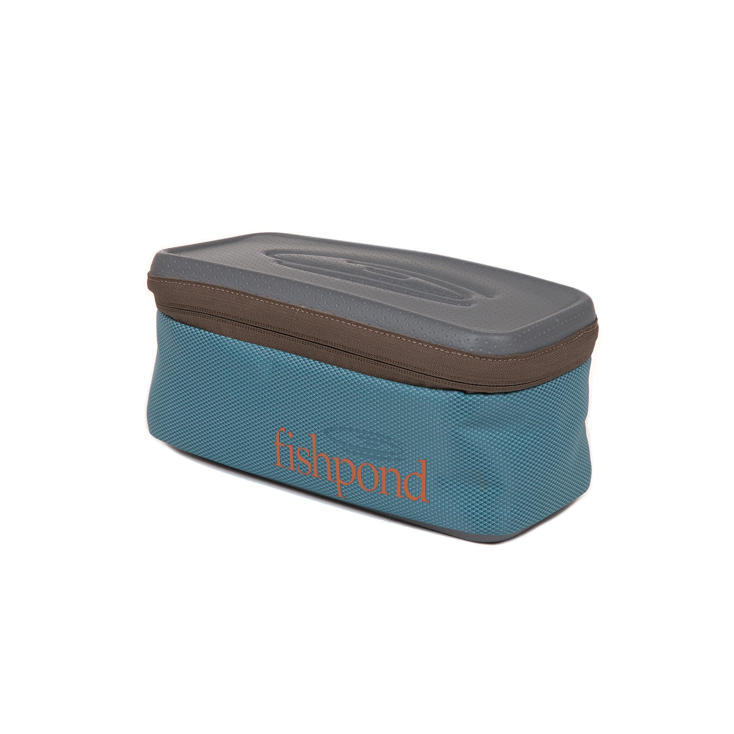 Fishpond Ripple Reel Case interior shows padded dividers keeping reels organized during trips