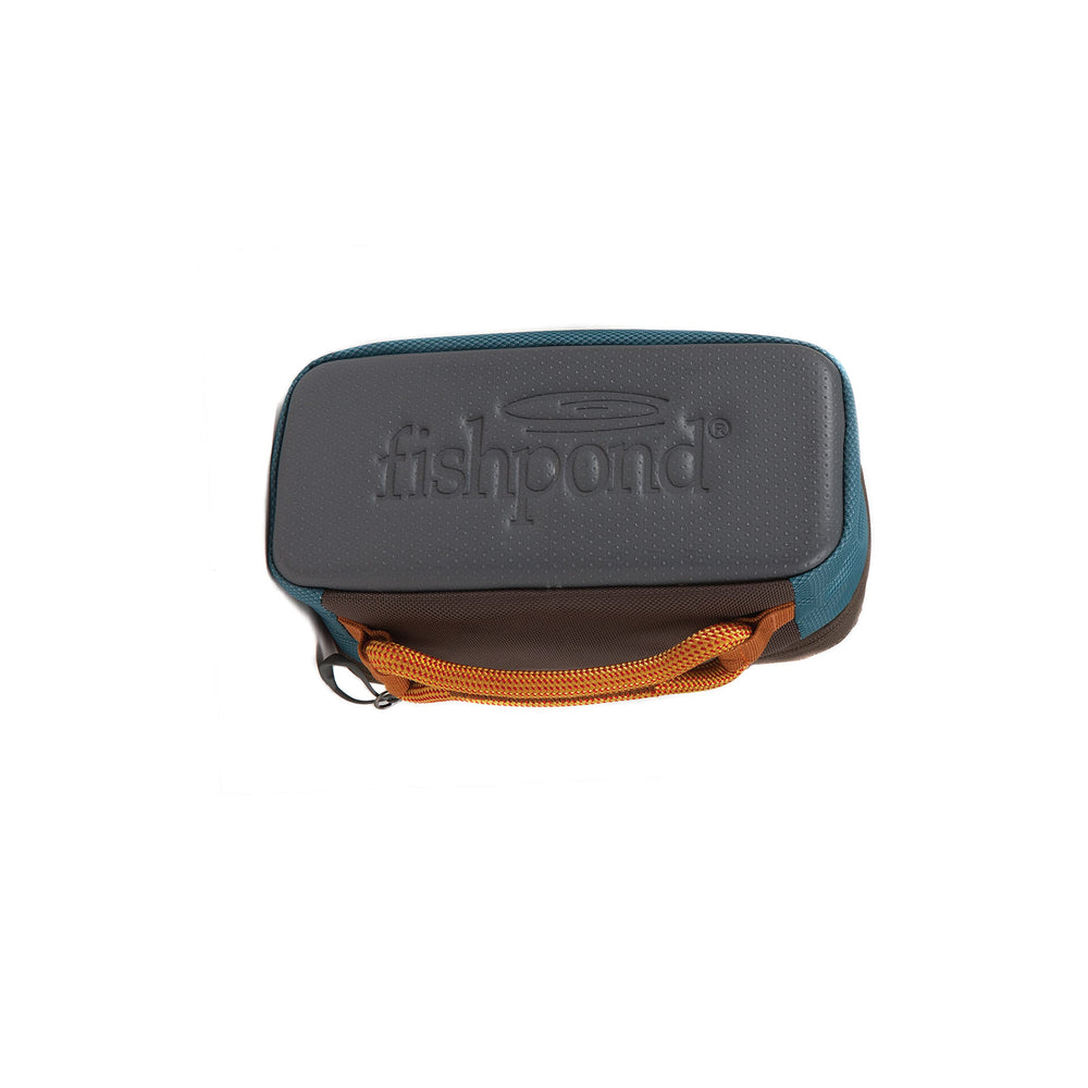 Fishpond Ripple Reel Case molded top and bottom provide rugged protection on rough days