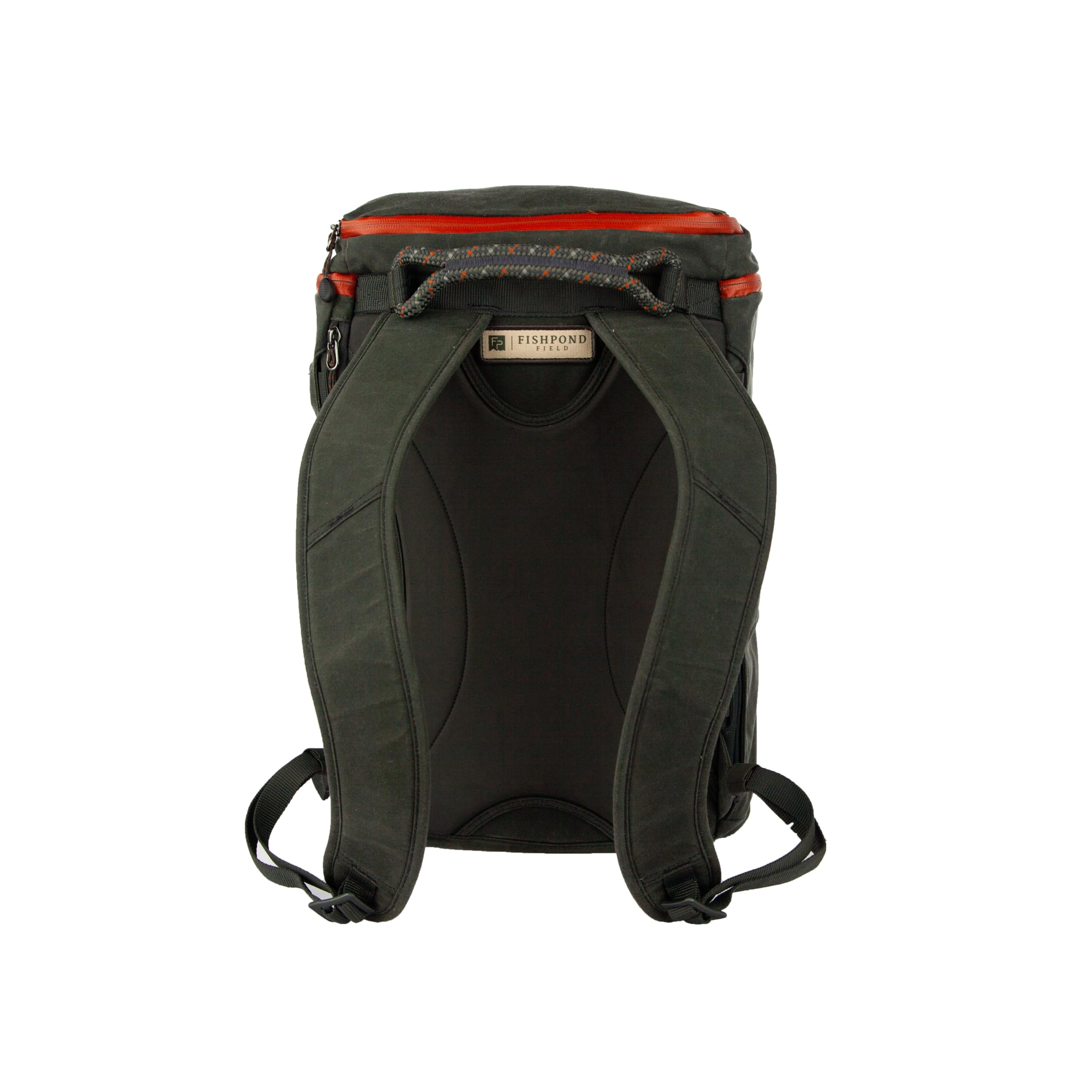 Fishpond River Bank Backpack Duskwood side view highlights compact profile for city commutes