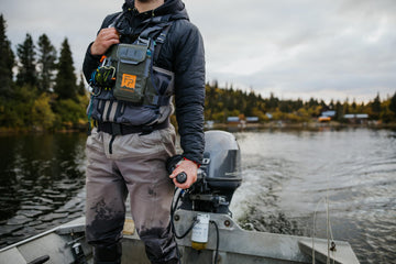 fishpond Stormshadow chest pack dry pocket ideal for valuables.