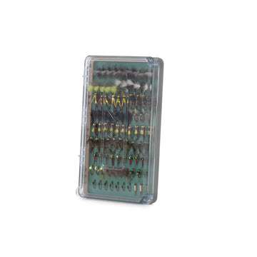 Fishpond Tacky Day Pack holds up to 180 flies for organized setups.