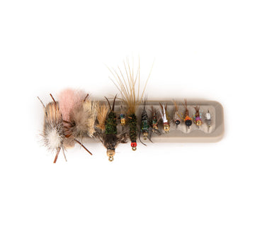 Fishpond Tacky Fly Dock 2.0 holds up to 15 flies on a compact surface for easy access.