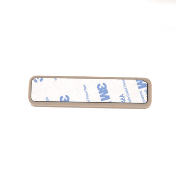 Velcro-backed adhesive enables relocation on Velcro pads for flexible use.